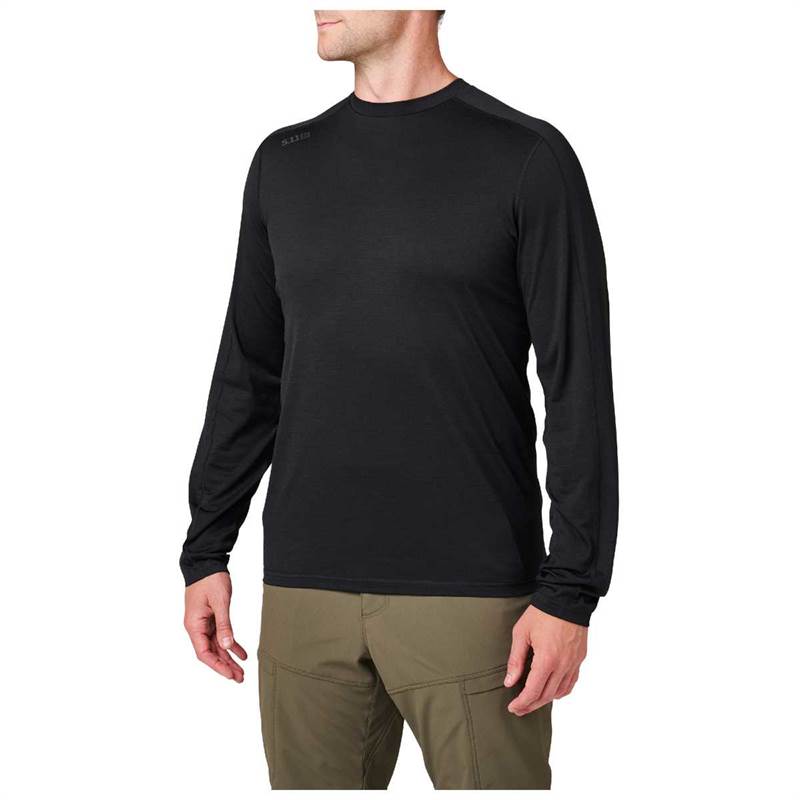 5.11 Mens Sulli Uv Merino Crew Long Sleeve Tee-1