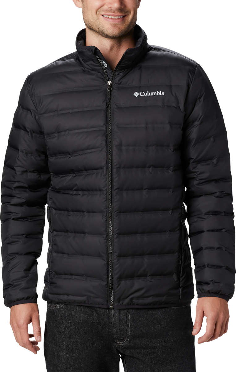 men's columbia black puffer jacket