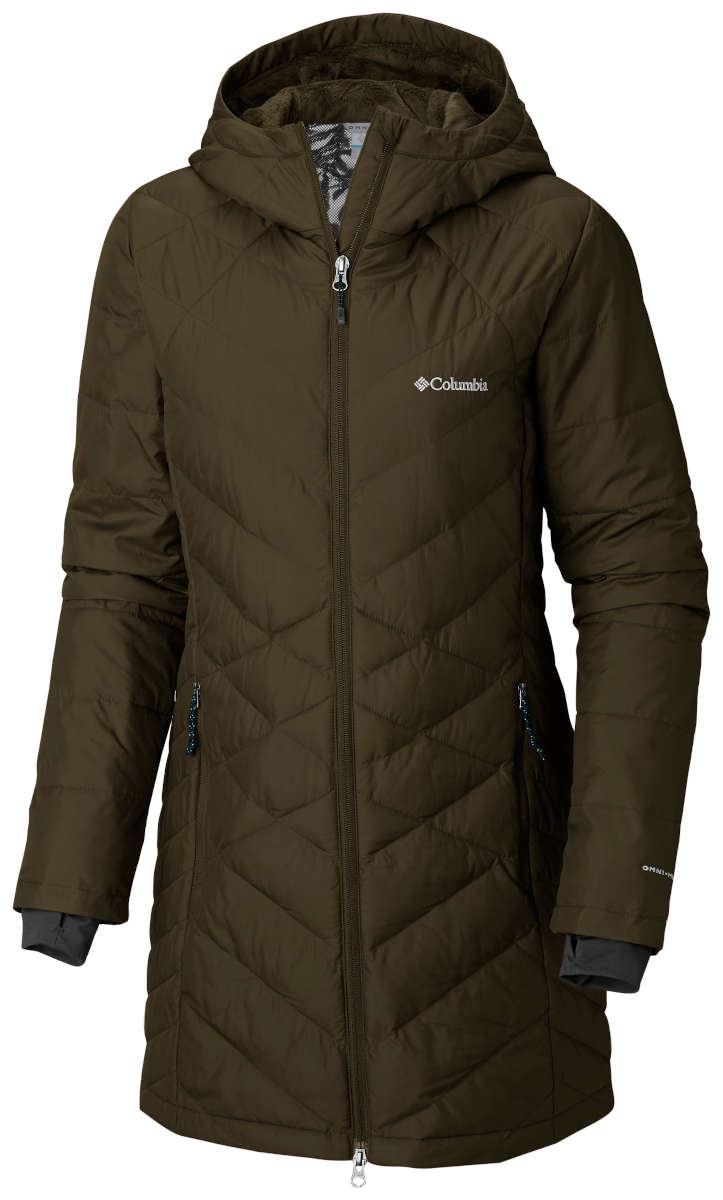 Columbia Womens Heavenly Long Hooded Insulated Jacket E Outdoor