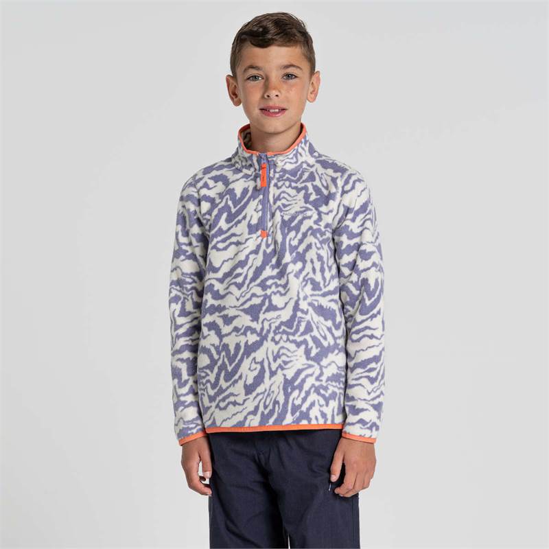 Craghoppers Kids Kana Half Zip Fleece Top-4