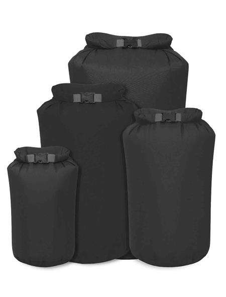Exped Black Waterproof Fold Drybags (pack of 4)