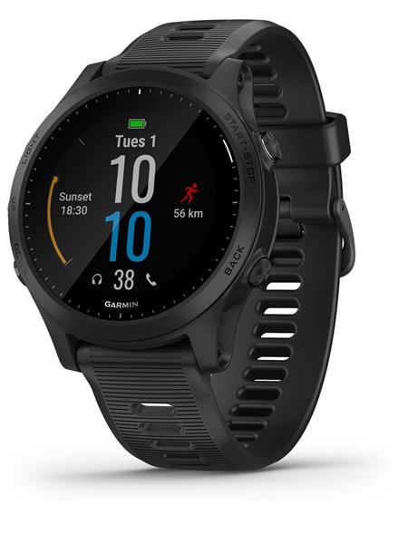 Garmin Forerunner 945 GPS Wrist HR Multisport Watch - Black