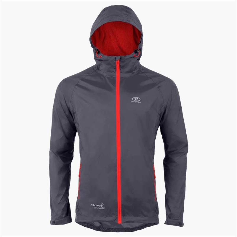 Highlander Mens Stow & Go Pack Away Waterproof Jacket-4