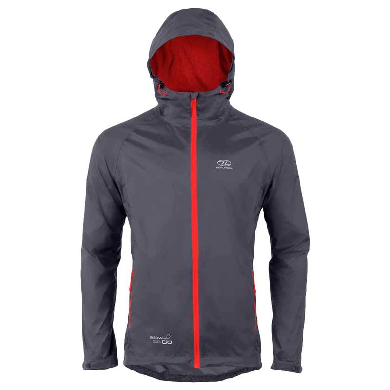 Highlander Mens Stow & Go Pack Away Waterproof Jacket-4
