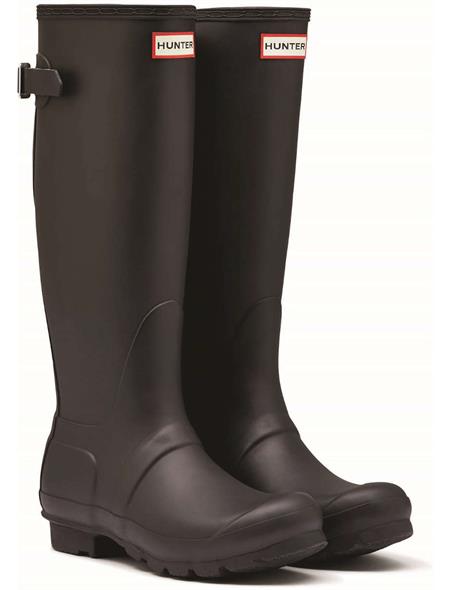 Hunter Womens Original Tall Back Adjustable Wellington Boots