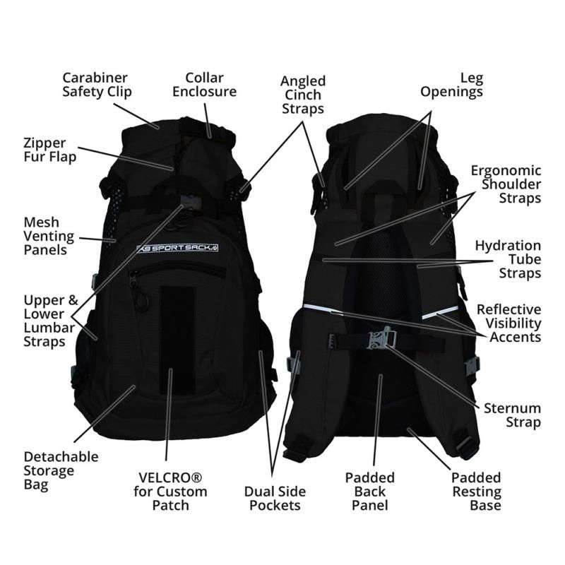 K9 Sport Sack Plus 2 Dog Backpack-3