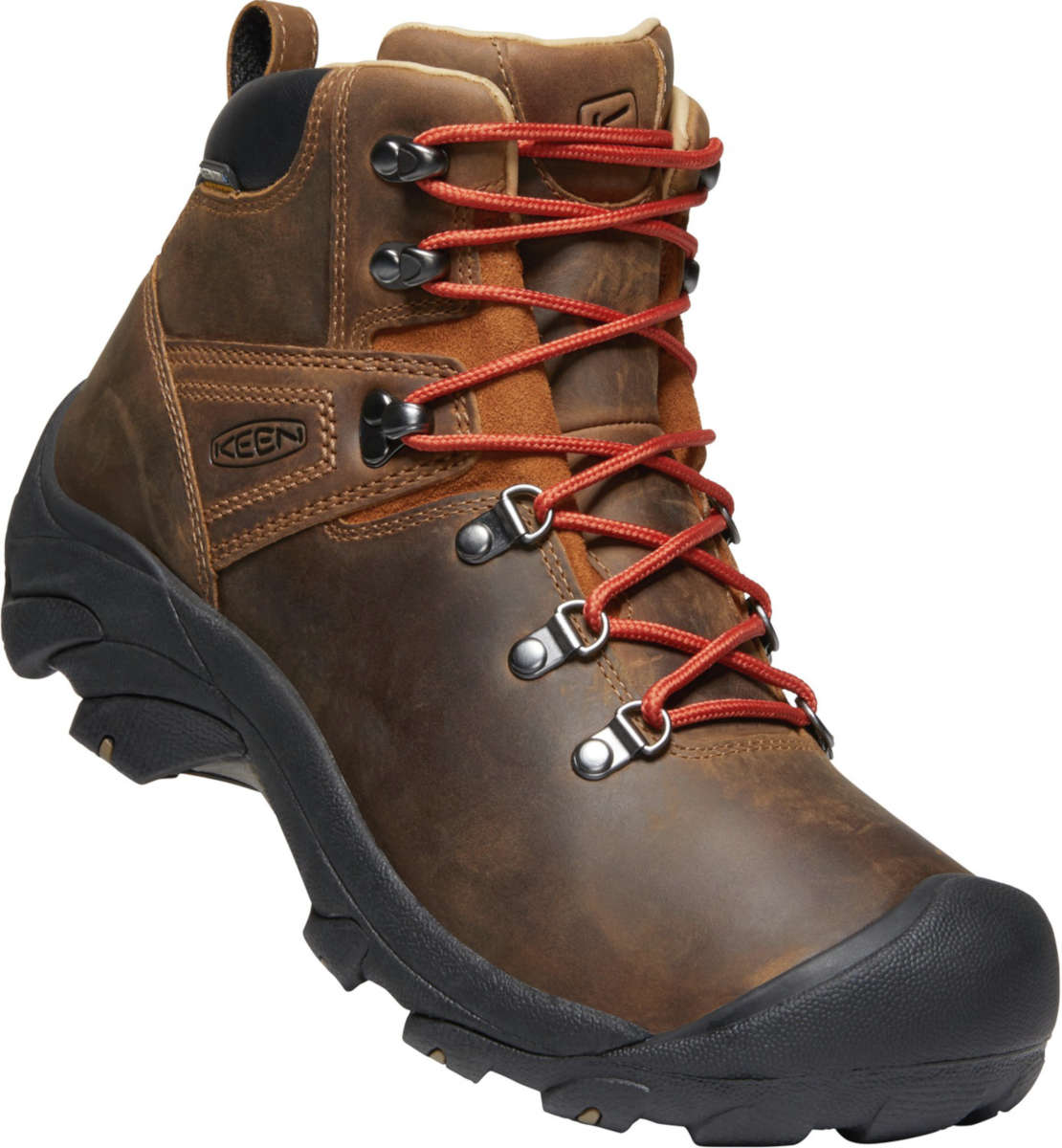mens leather hiking shoes