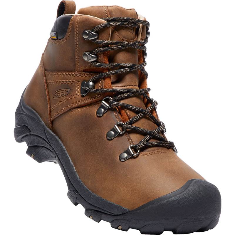 KEEN Womens Pyrenees Leather Waterproof Hiking Boots-3