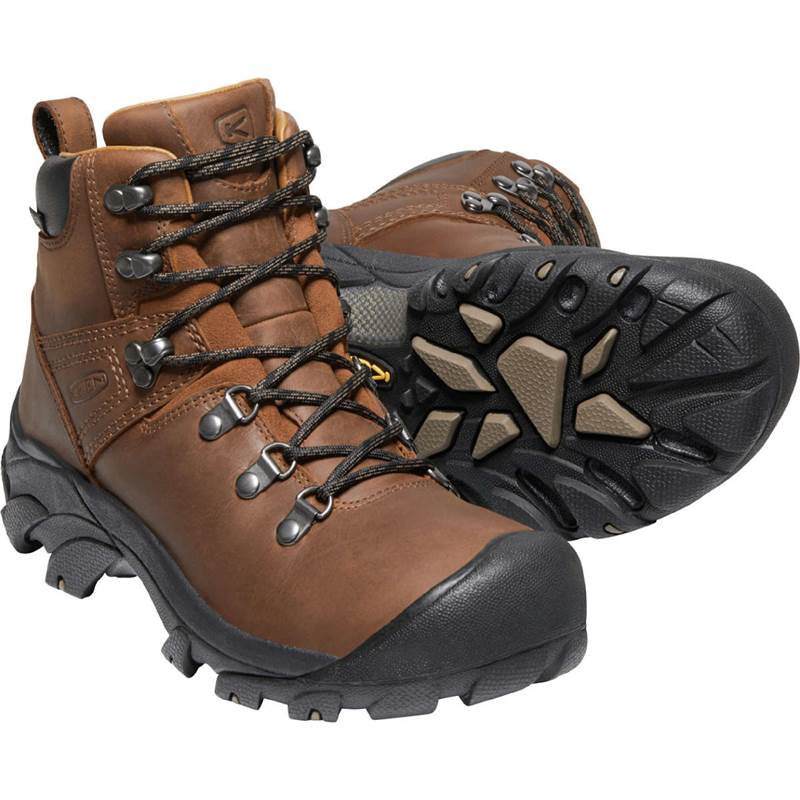 KEEN Womens Pyrenees Leather Waterproof Hiking Boots-4