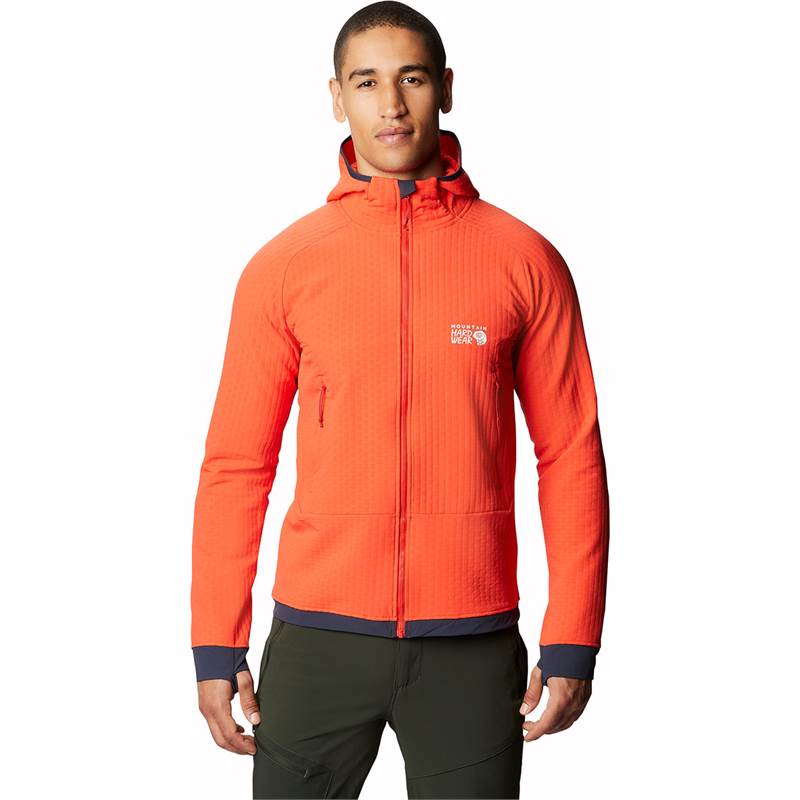 Mountain Hardwear Mens Keele Ascent Fleece Hoody Jacket-1