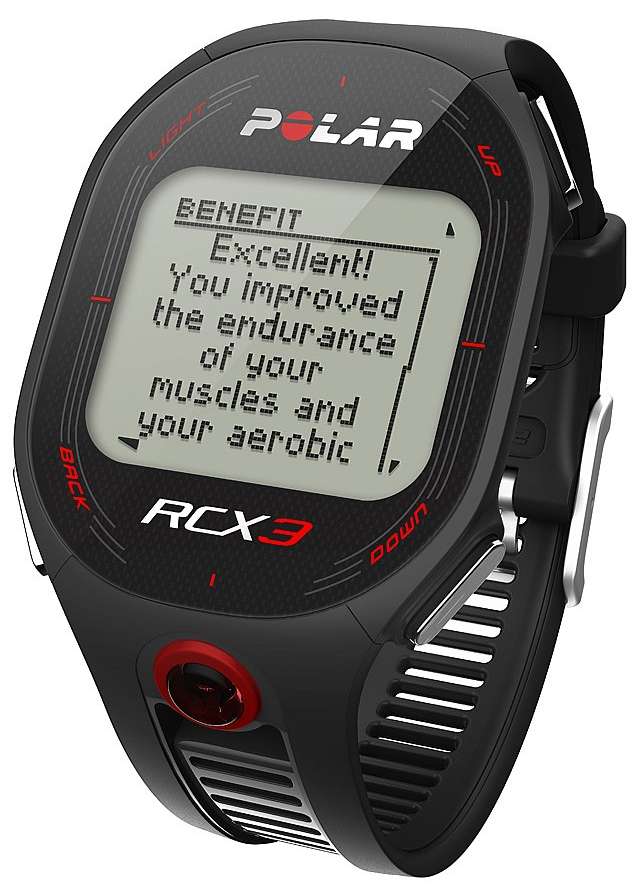 Shops Polar heart rate monitor sensor watch RCX3 - black