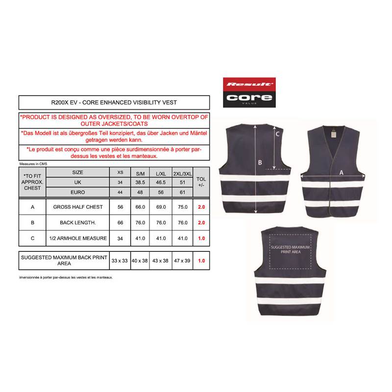 Result  Motorist Safety Vest R200X-4