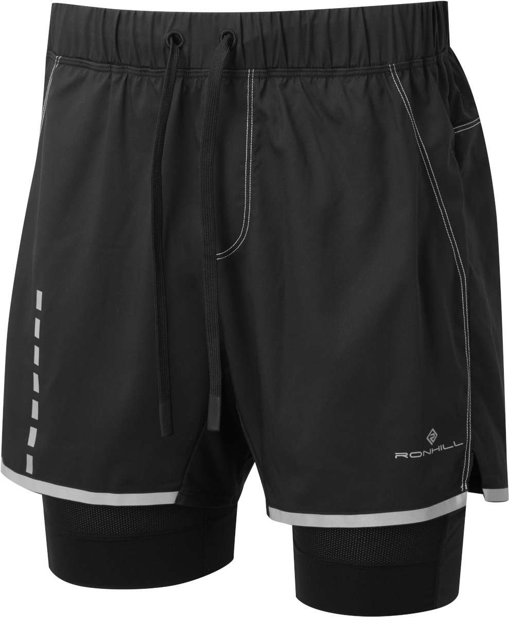 Ronhill men's infinity marathon twin shorts on sale