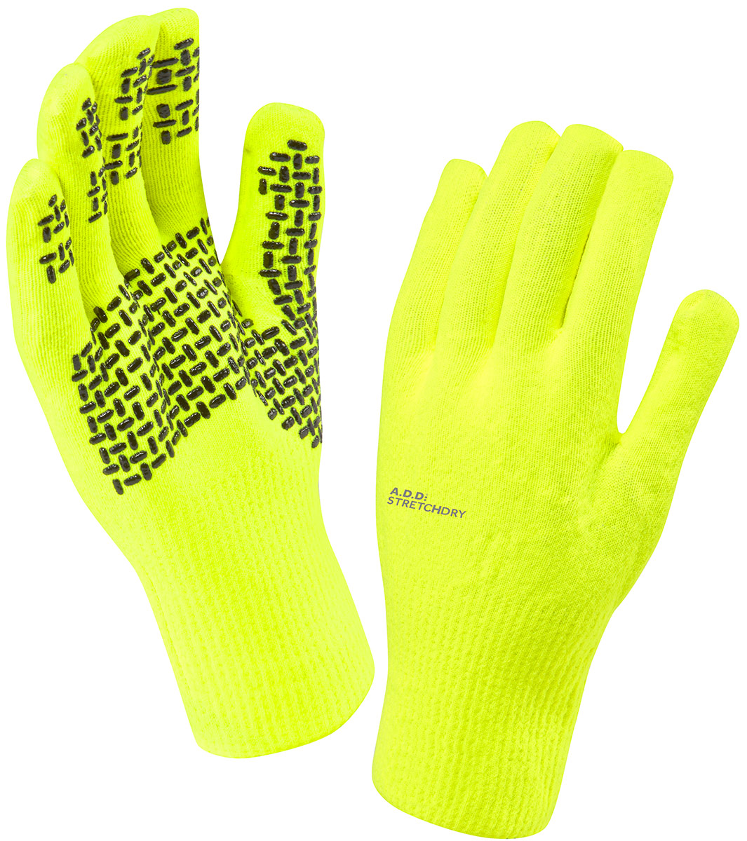 sealskinz waterproof ultra grip hi vis outdoor gloves