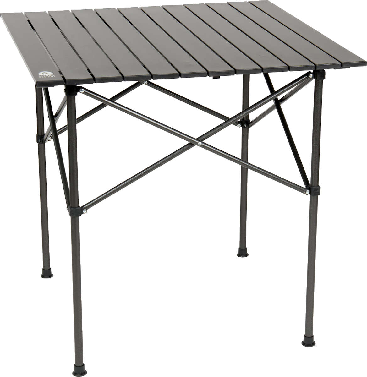 aluminum roll top table