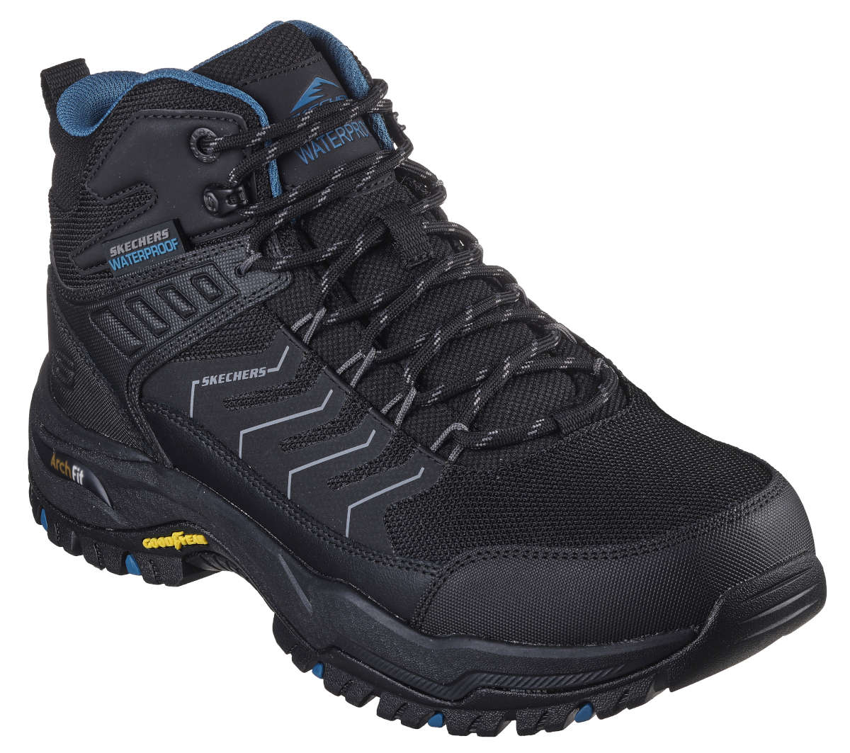 Skechers Mens Arch Fit Dawson Raveno Waterproof Boots E Outdoor