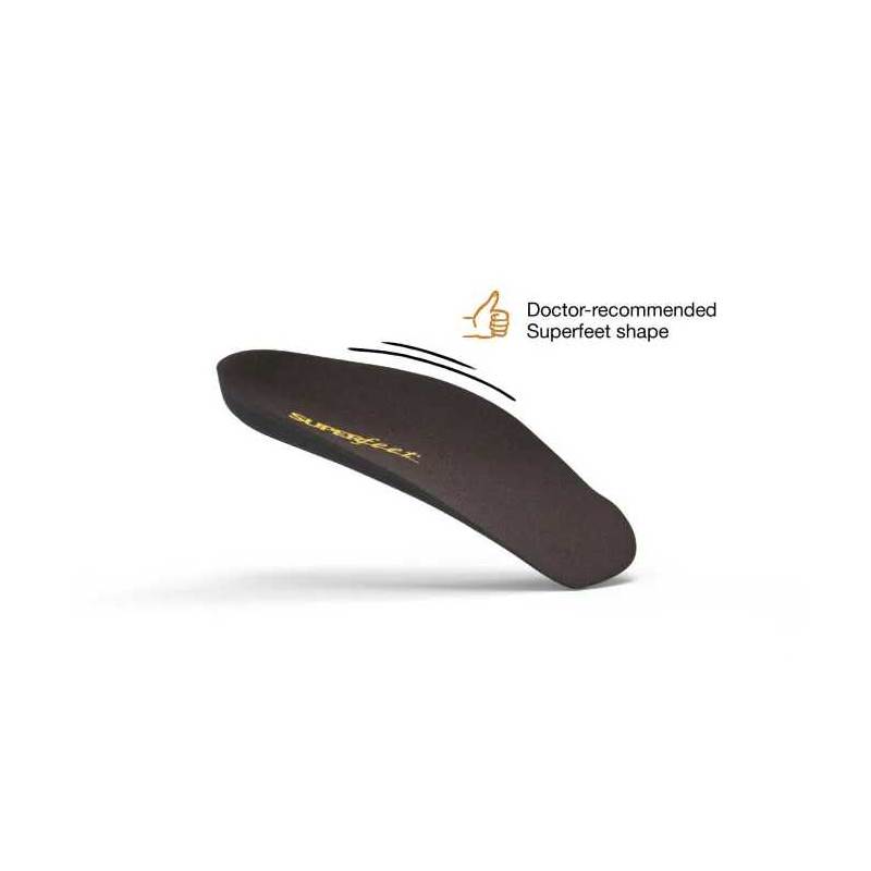 Superfeet Delux Mens 3/4 Insoles-5