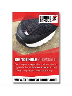 Trainer Armour Big Toe Hole Preventer