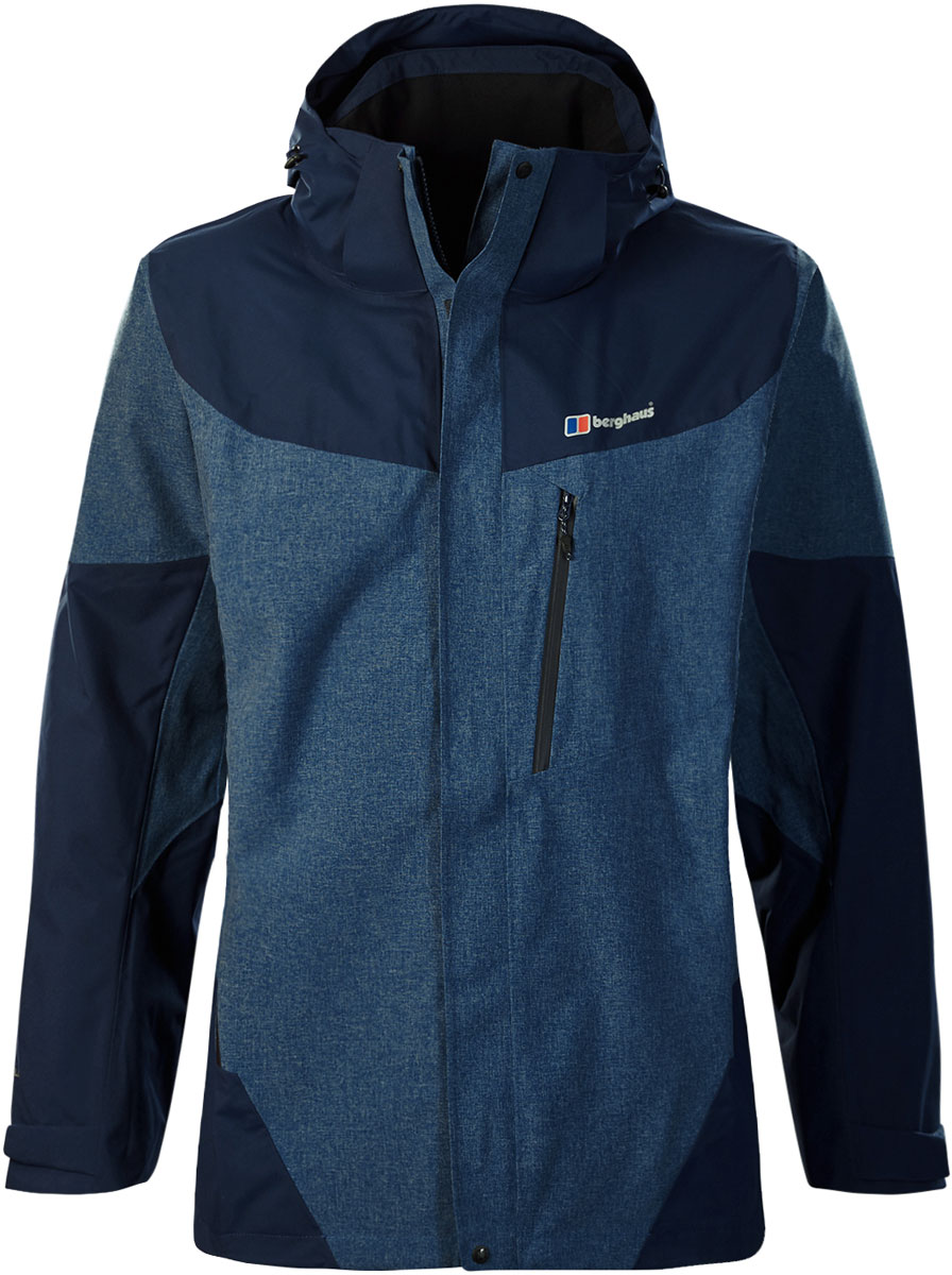 Berghaus arran mens 3 in 1 waterproof fashion hydroshell jacket