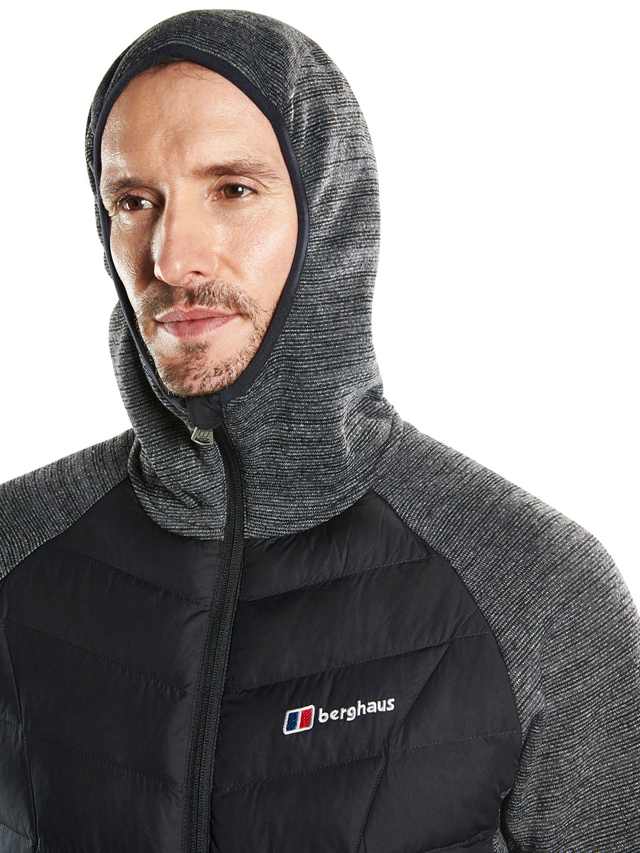 Berghaus duneline hybrid on sale fleece jacket black