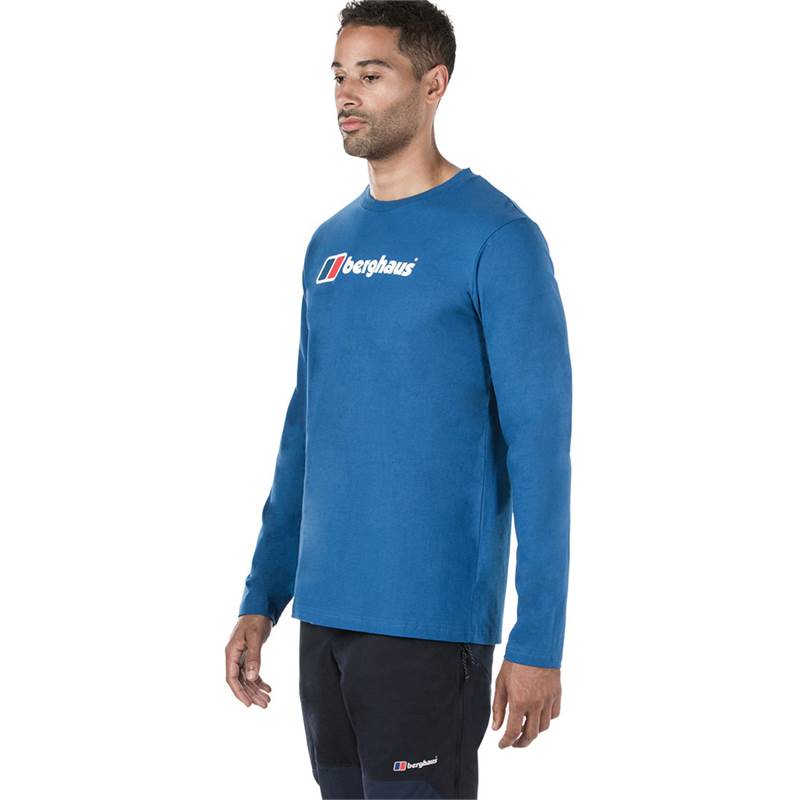Berghaus Big Corporate Logo LS Mens Top-3