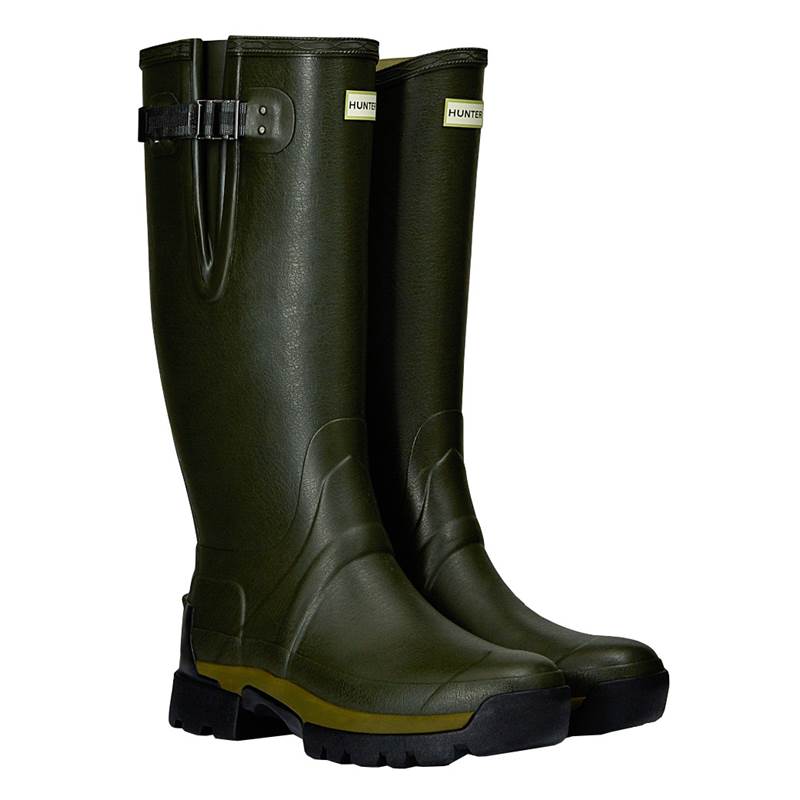 Hunter Mens Balmoral Adjustable 3mm Neoprene Wellington Boots-2