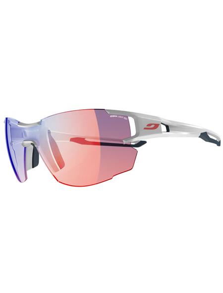 Julbo Aerolite Womens Running Sunglasses with Zebra Light Red Lens