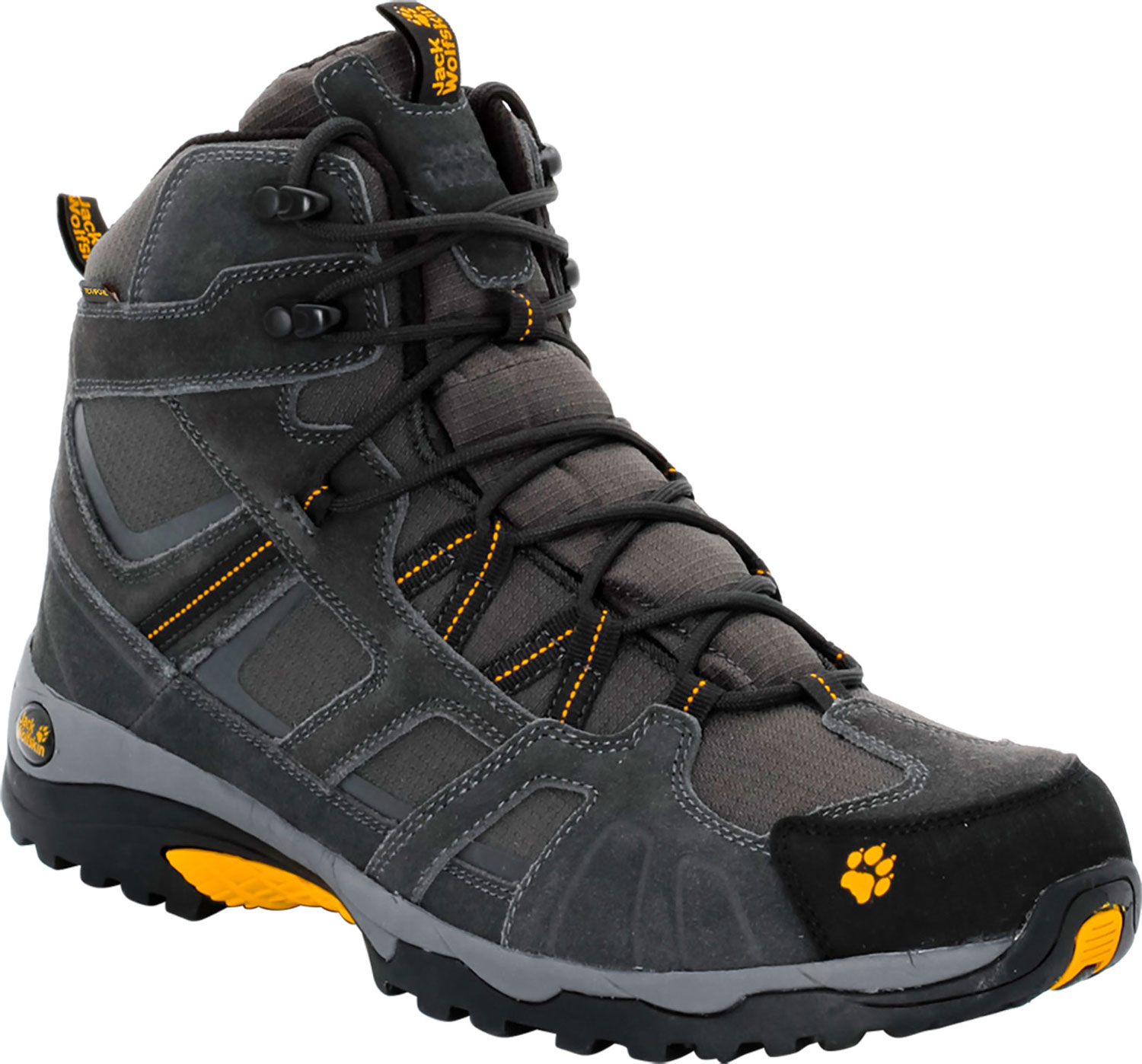 jack wolfskin mens vojo hike mid texapore waterproof boots