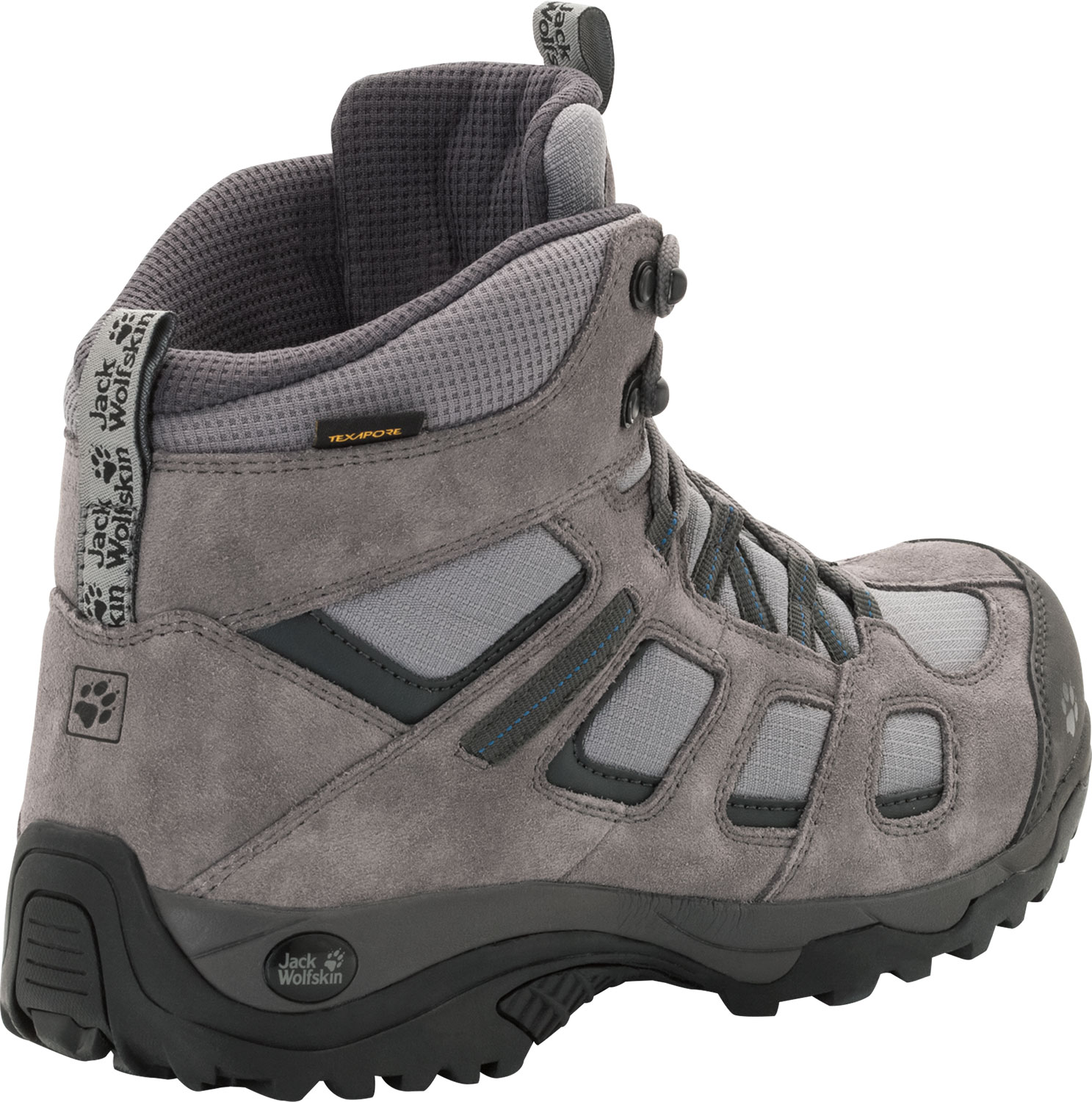 jack wolfskin mens vojo hike mid texapore waterproof boots