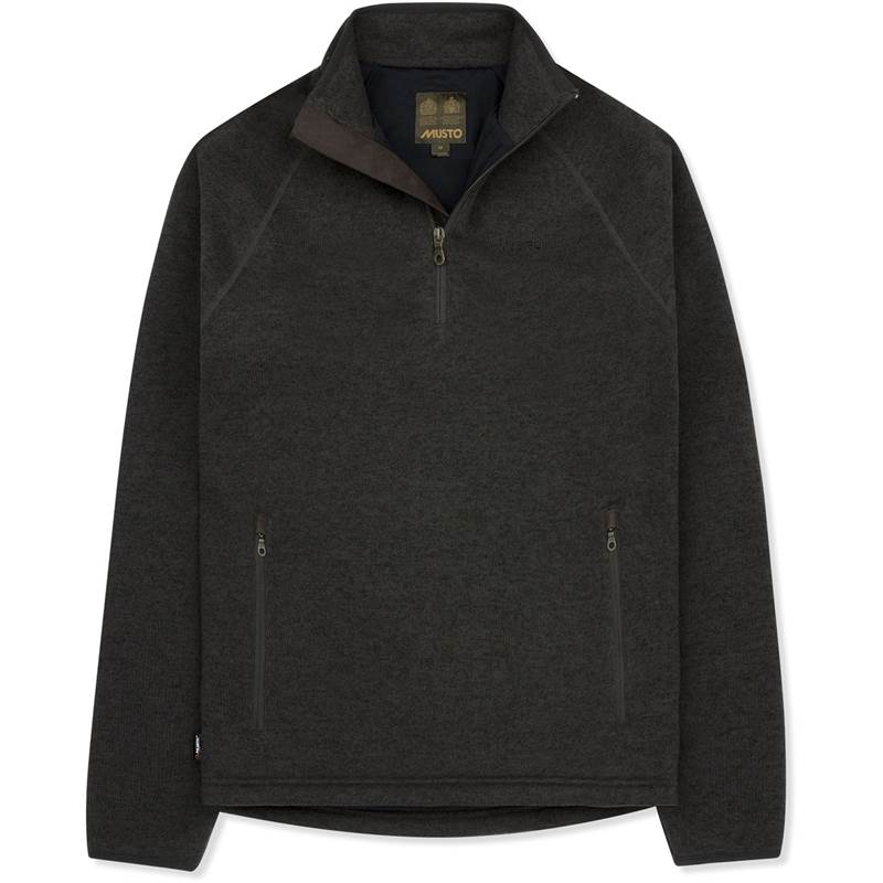 Musto Mens Super Warm Polartec Windjammer Half Zip Fleece-3