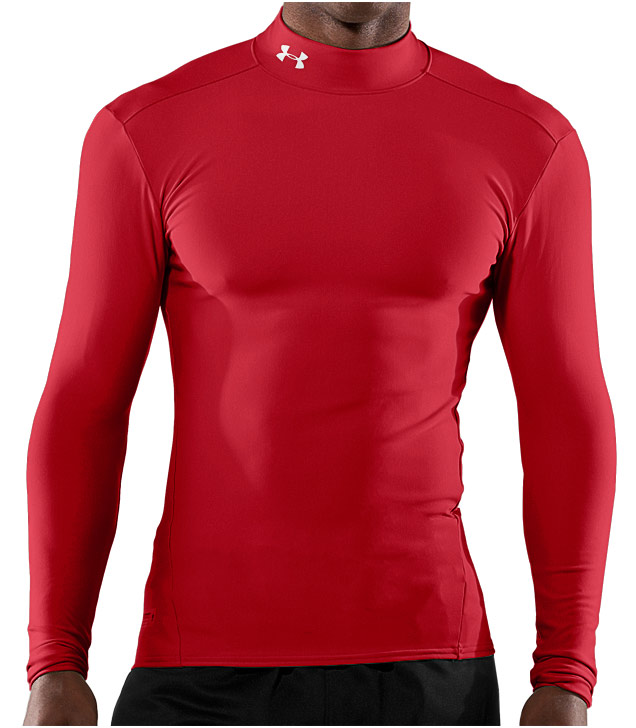 Under armour coldgear compression mock best sale base layer