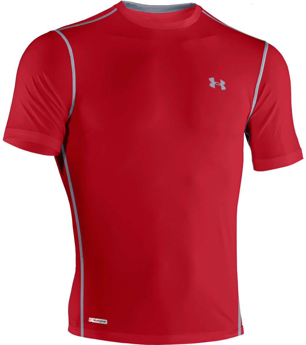 under armour heatgear sonic fitted short sleeve