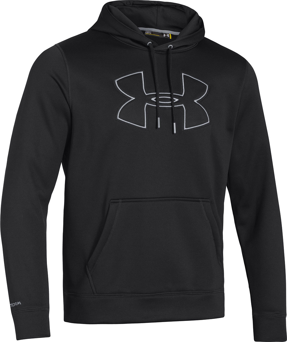 Under Armour Mens Storm Armour Fleece Big Logo Hoodie E Outdoor